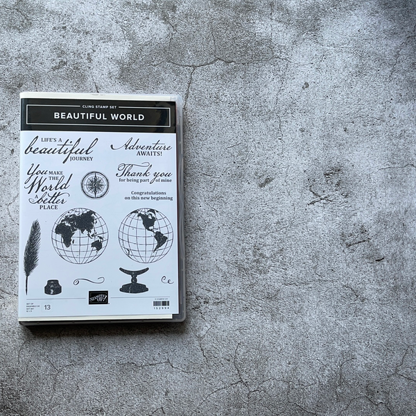 Beautiful World | Retired Cling Mount Stamp Set | Stampin' Up!