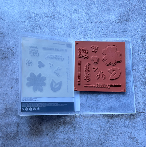 Gorgeous Posies | Retired Cling Mount Stamp Set | Stampin' Up!