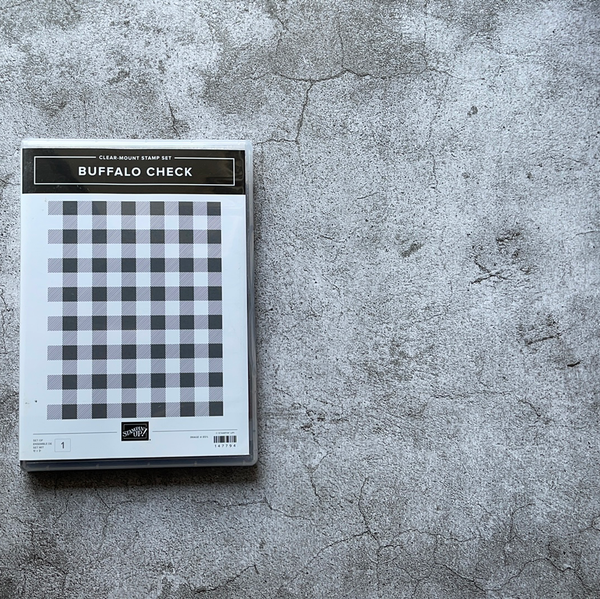 Buffalo Check | Retired Cling Mount Stamp Set | Stampin' Up!