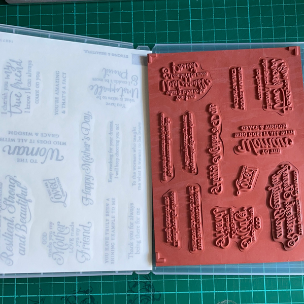 Strong & Beautiful | Retired Cling Mount Stamp Set | Stampin' Up!