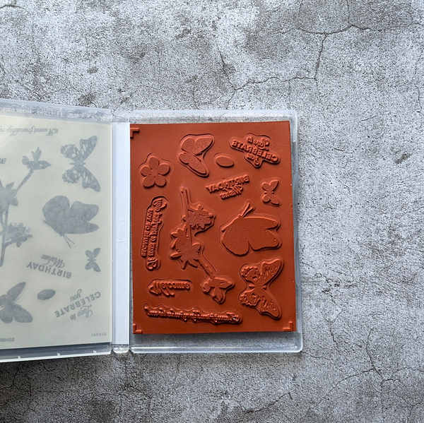 Butterfly Wishes | Retired Cling Mount Stamp Set | Stampin' Up!