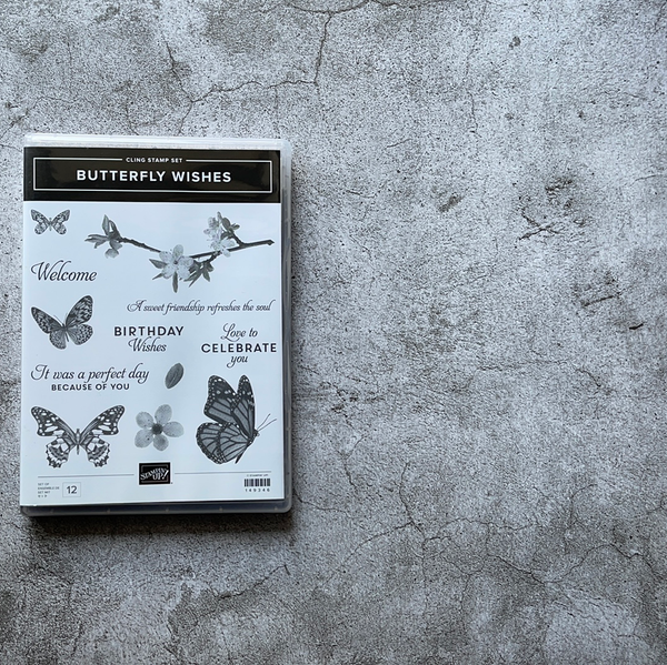 Butterfly Wishes | Retired Cling Mount Stamp Set | Stampin' Up!