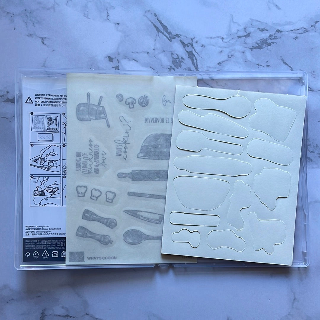 What's Cookin' | Retired Cling Mount Stamp Set | Stampin' Up!