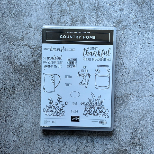 Country Home | Retired Photopolymer Stamp Set | Stampin' Up!
