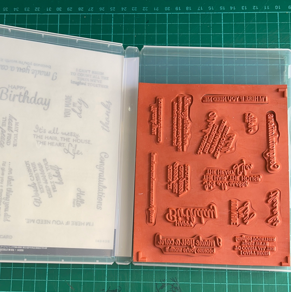 Here's a Card | Retired Cling Mount Stamp Set | Stampin' Up!