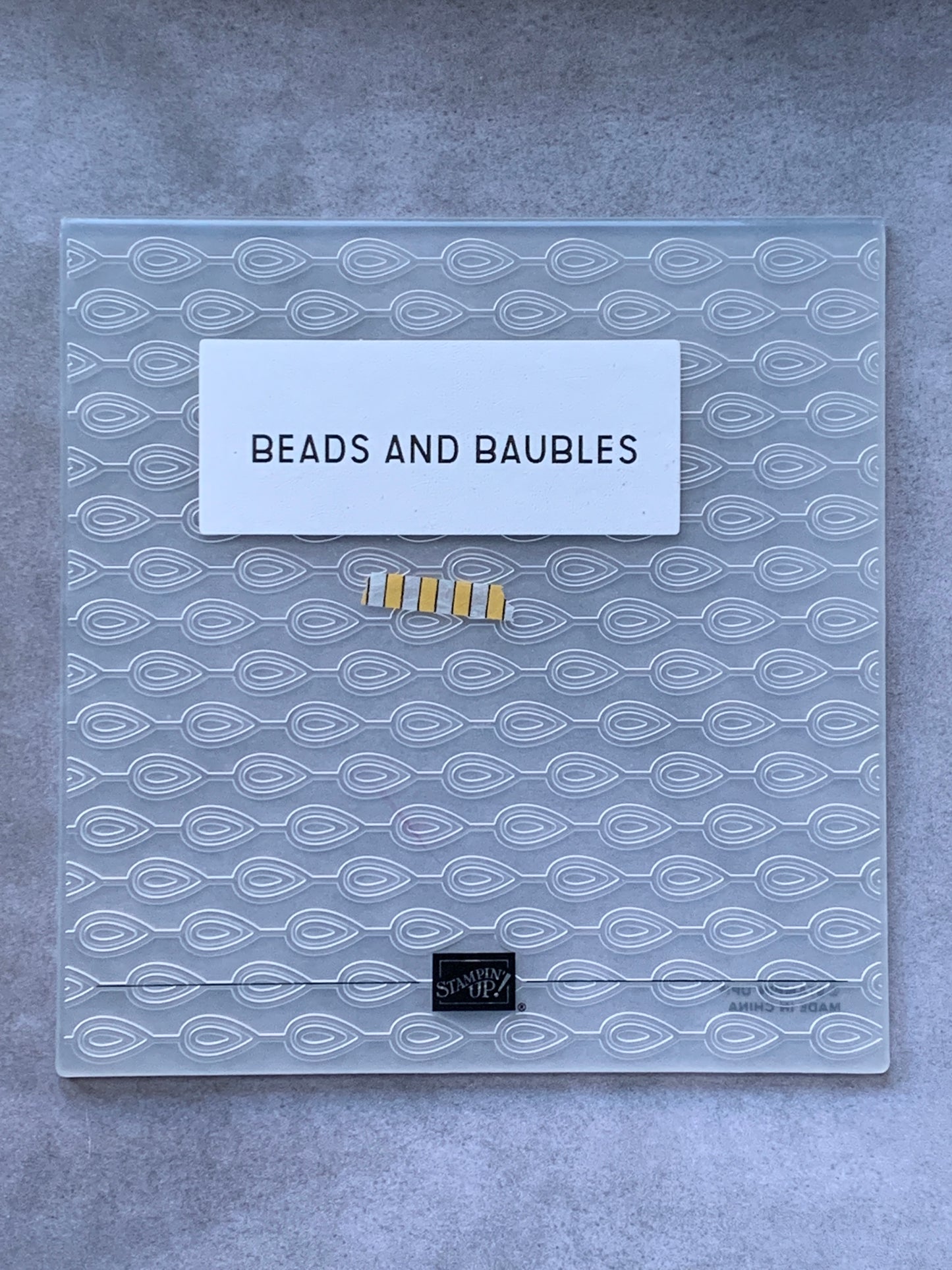 Beads and Baubles Embossing Folder | Retired Embossing Folder | Stampin' Up!