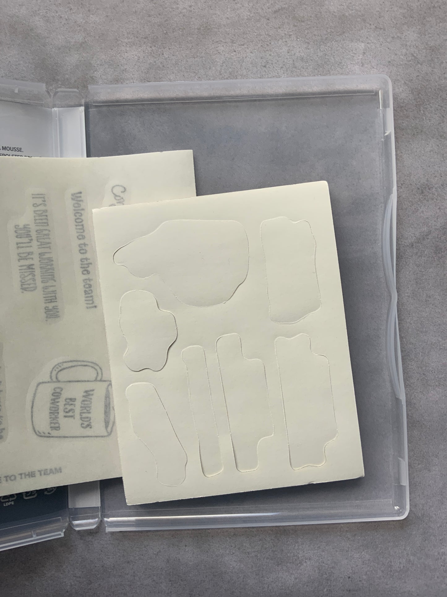 Welcome to the Team | Retired Cling Mount Stamp Set | Stampin' Up!