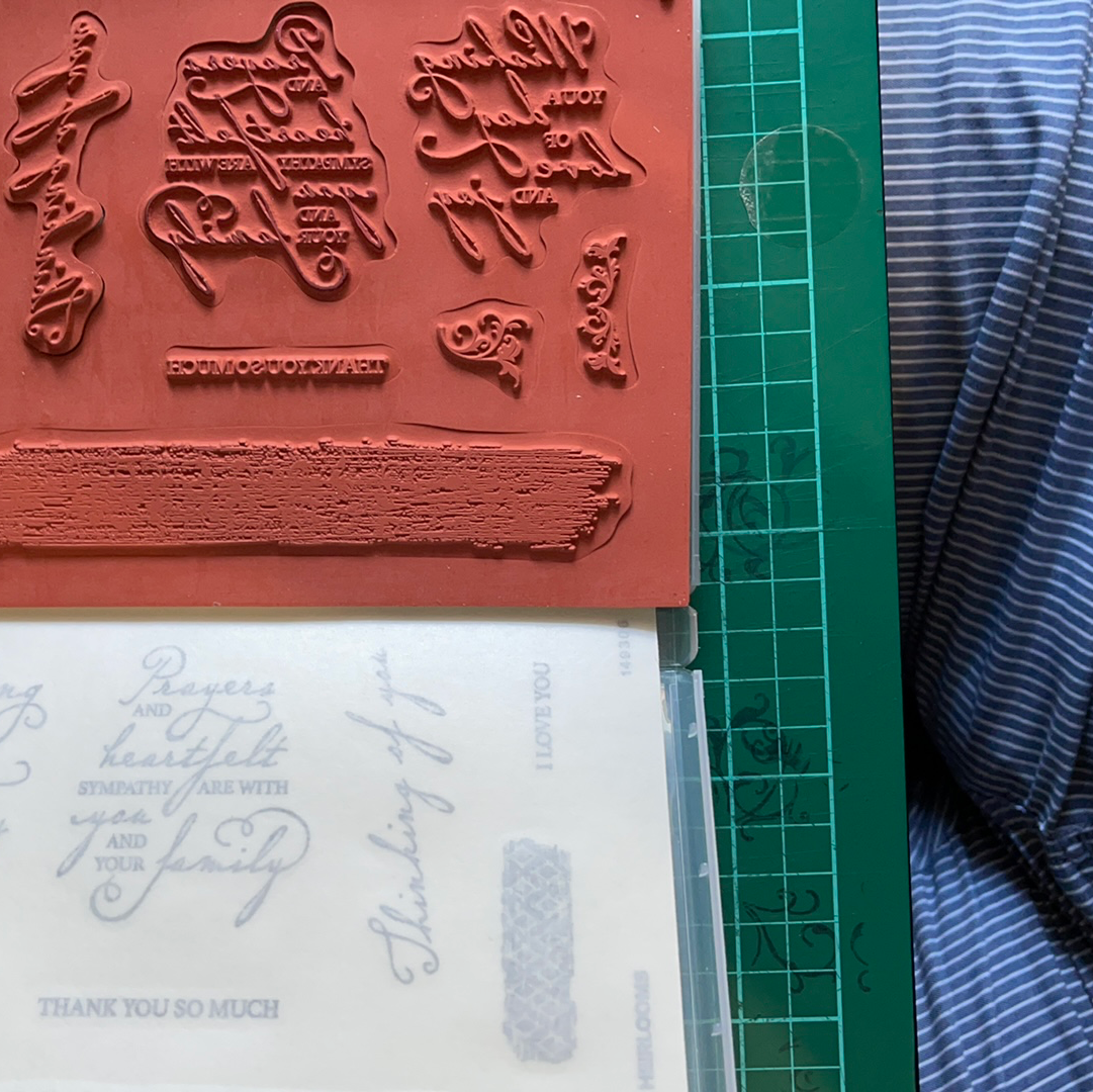 Woven Heirlooms | Retired Cling Mount Stamp Set | Stampin' Up!