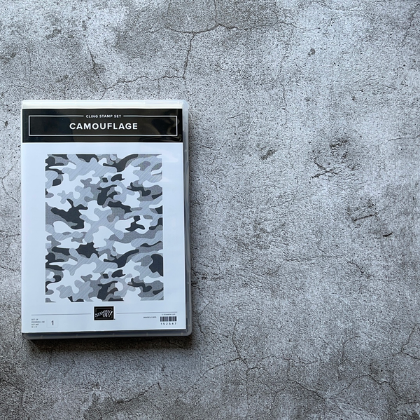 Camouflage | Retired Cling Mount Stamp Set | Stampin' Up!