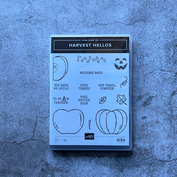 Harvest Hellos | Retired Cling Mount Stamp Set | Stampin' Up!