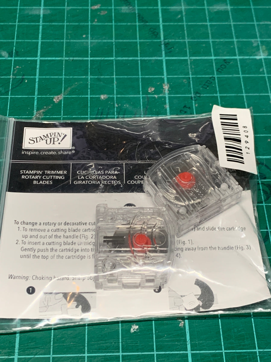 Stampin' Trimmer Rotary Cutting Blades Retired Product Stampin' Up