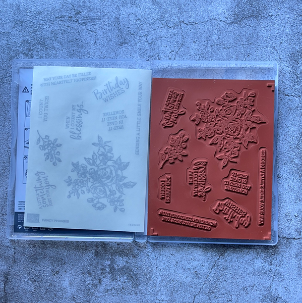 Fancy Phrases | Retired Cling Mount Stamp Set | Stampin' Up!