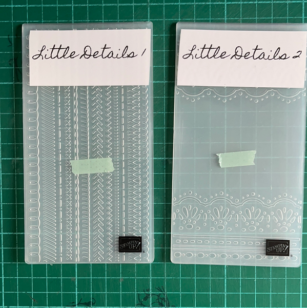 Little Details Embossing Folder (Set 2) | Retired Embossing Folder | Stampin' Up!