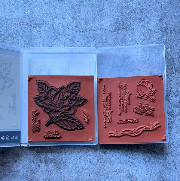 Good Morning Magnolia | Retired Cling Mount Stamp Set | Stampin' Up!