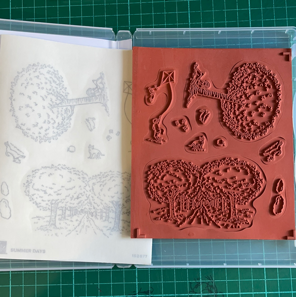 Summer Days | Retired HOST Cling Mount Stamp Set | Stampin' Up!