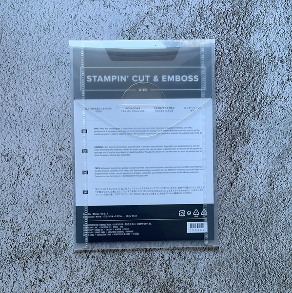 Gathered Leaves | Retired Dies Collection | Stampin' Up!