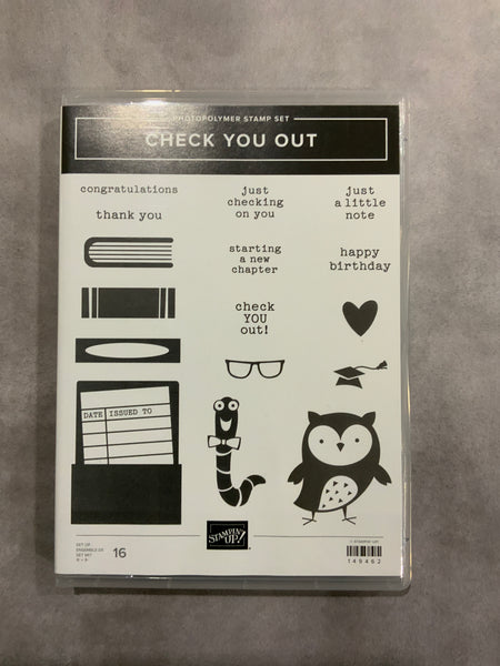 Check You Out | Retired Photopolymer Stamp Set | Stampin' Up!