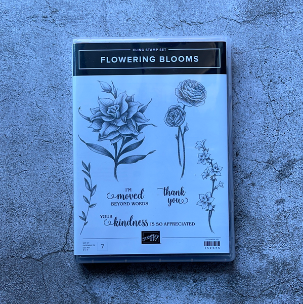 Flowering Blooms | Retired Cling Mount Stamp Set | Stampin' Up!