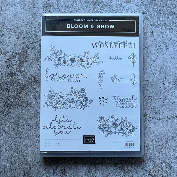 Bloom and Grow | Retired Photopolymer Stamp Set | Stampin' Up!
