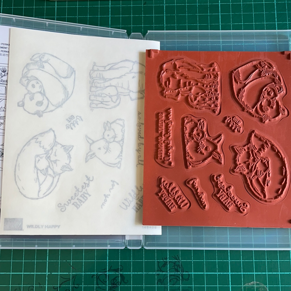 Wildly Happy | Retired Cling Mount Stamp Set | Stampin' Up!