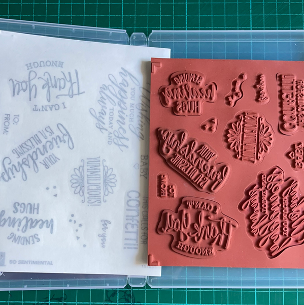 So Sentimental | Retired Cling Mount Stamp Set | Stampin' Up!