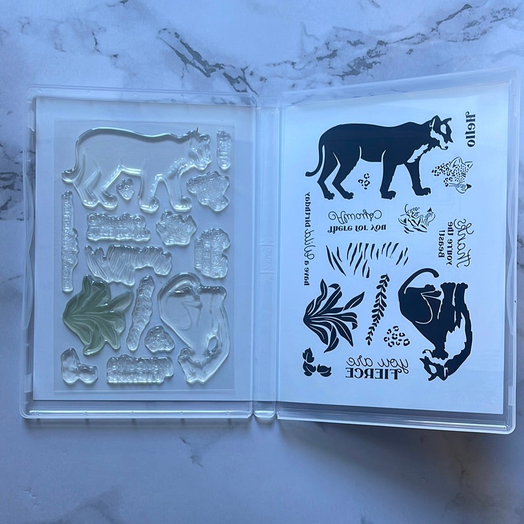 Wild Cats | Retired Photopolymer Stamp Set | Stampin' Up!