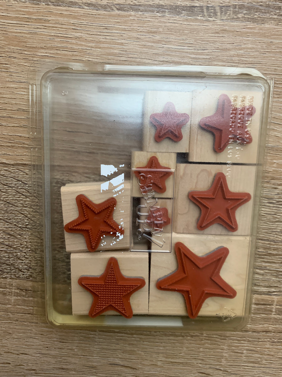 Seeing Stars | Retired Wood Mount Stamp Set | Stampin' Up! – Kylie's Store