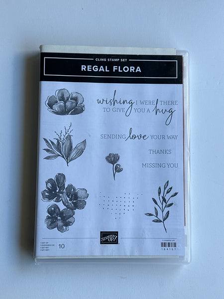 Regal Flora Bundle | Retired Cling Mount Stamp Set and Dies | Stampin' Up!