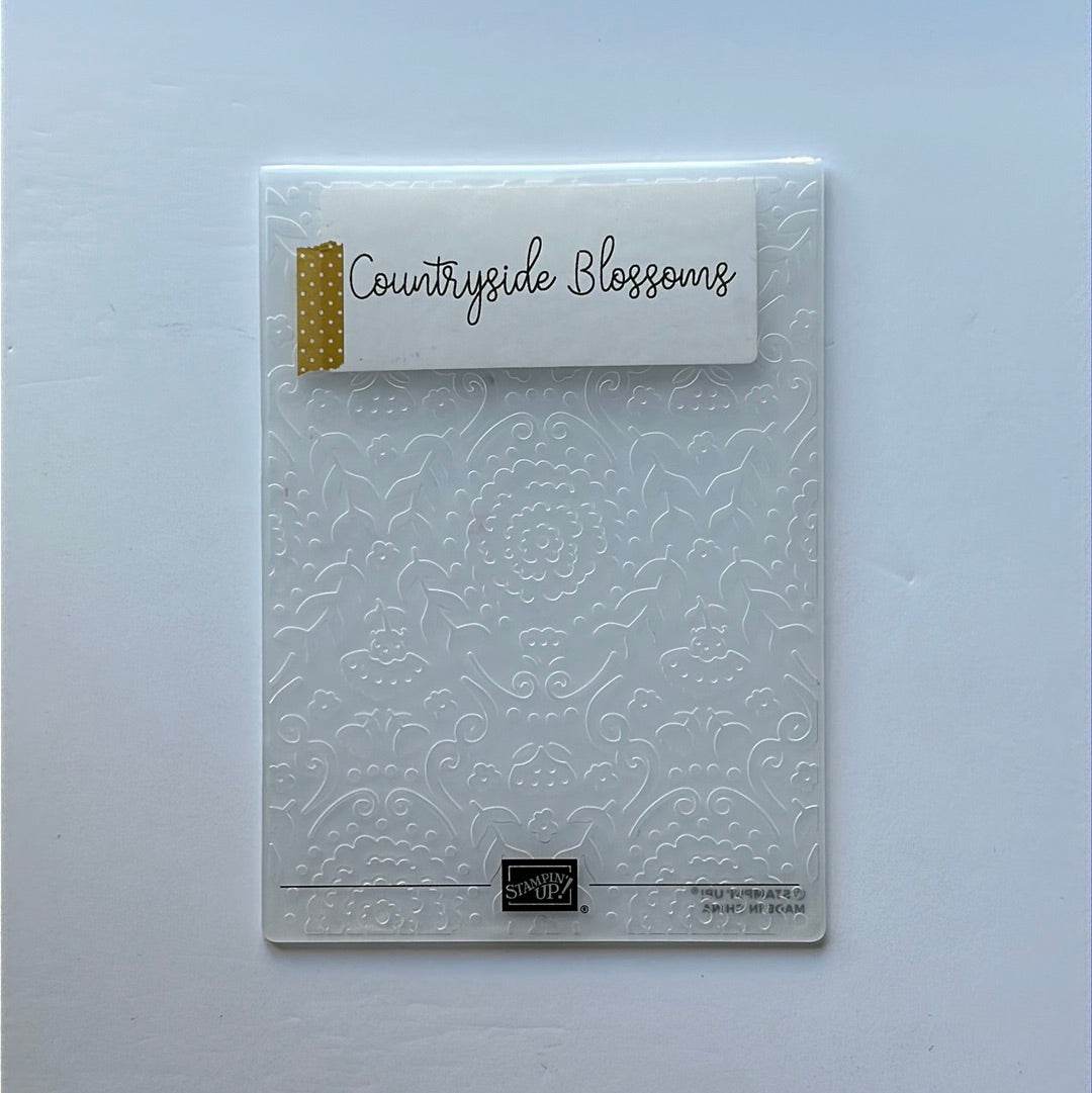 Countryside Blossoms Embossing Folder | Retired Embossing Folder | Stampin' Up!