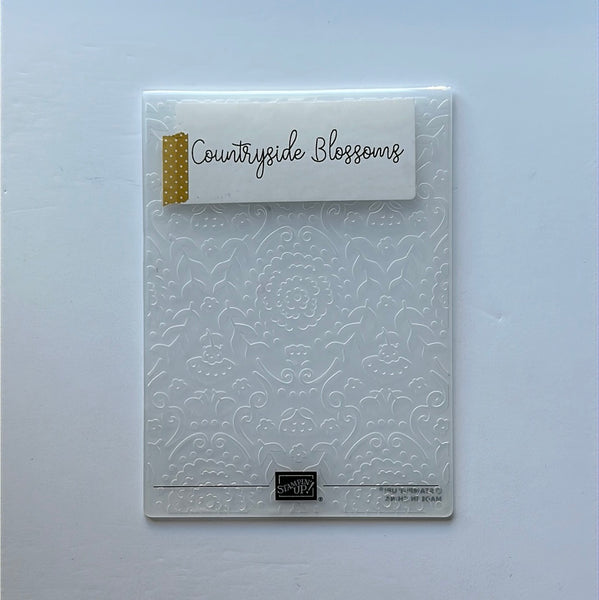 Countryside Blossoms Embossing Folder | Retired Embossing Folder | Stampin' Up!