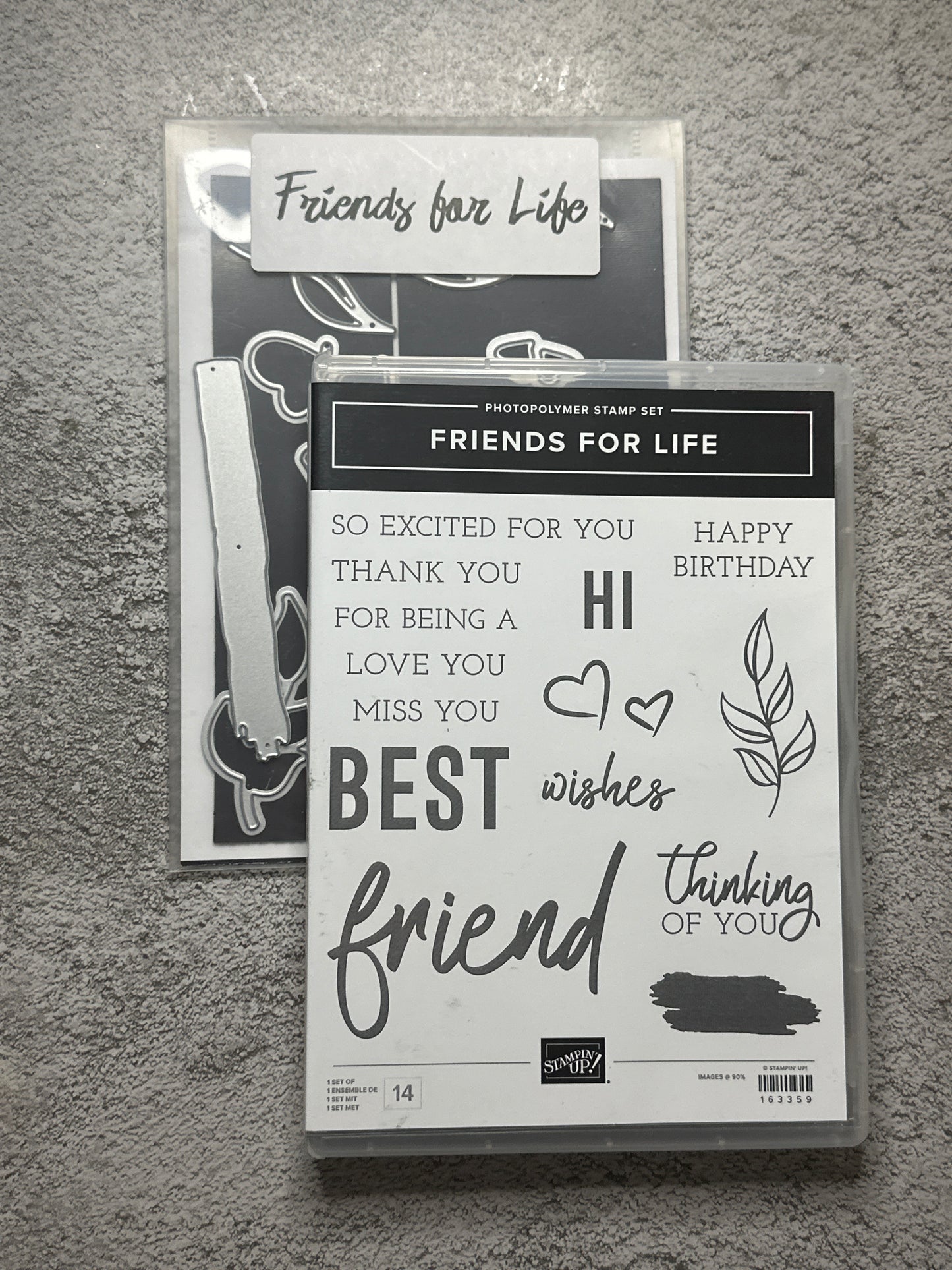 Friends for Life Bundle | Retired Photopolymer Mount Stamp Set and Dies | Stampin' Up!