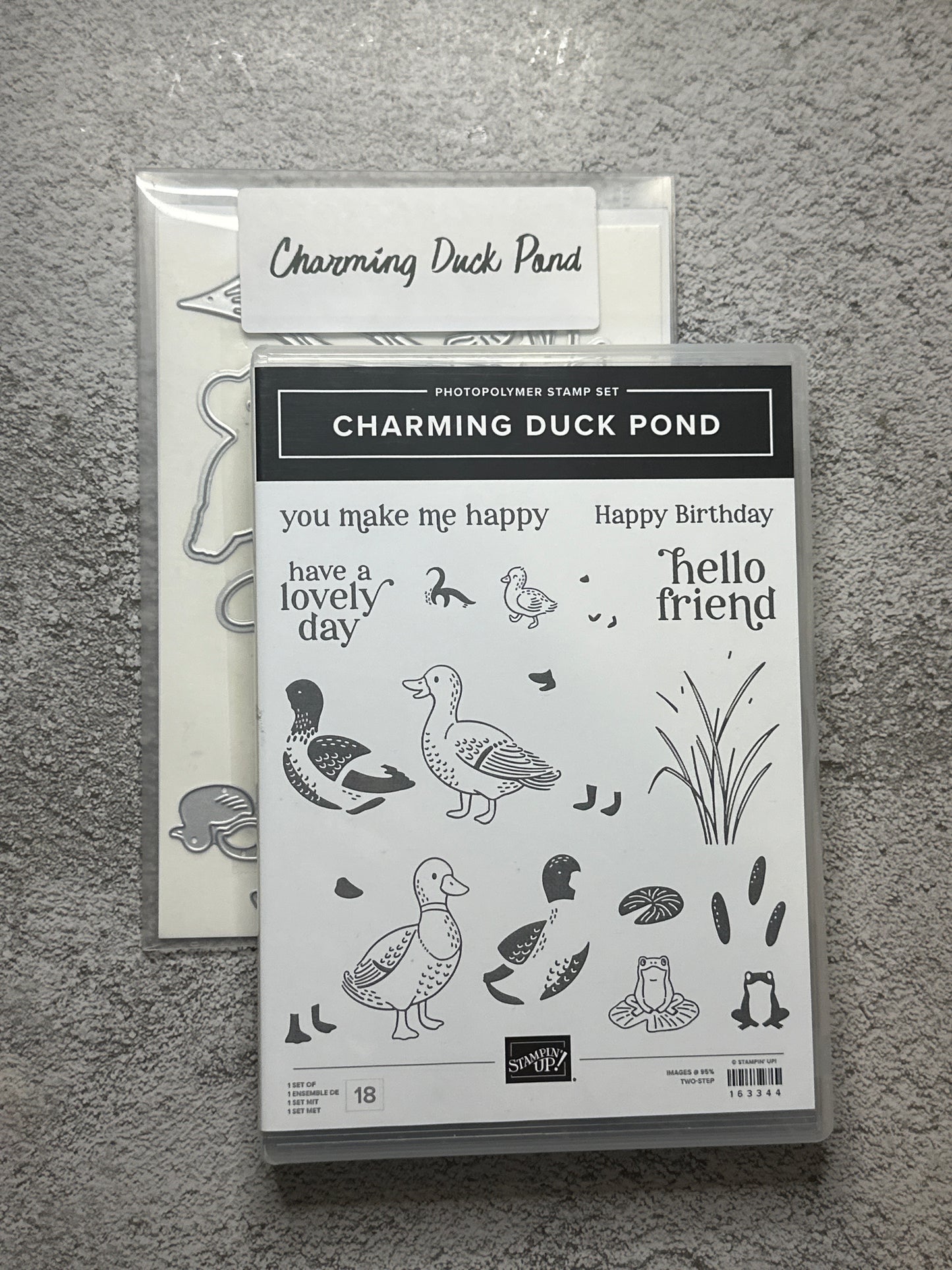 Charming Duck Pond Bundle | Retired Photopolymer Mount Stamp Set and Dies | Stampin' Up!