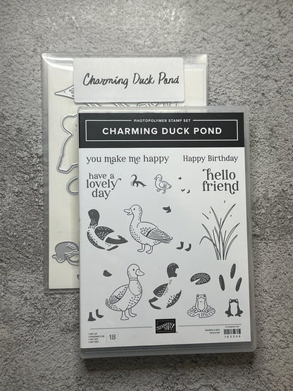 Charming Duck Pond Bundle | Retired Photopolymer Mount Stamp Set and Dies | Stampin' Up!