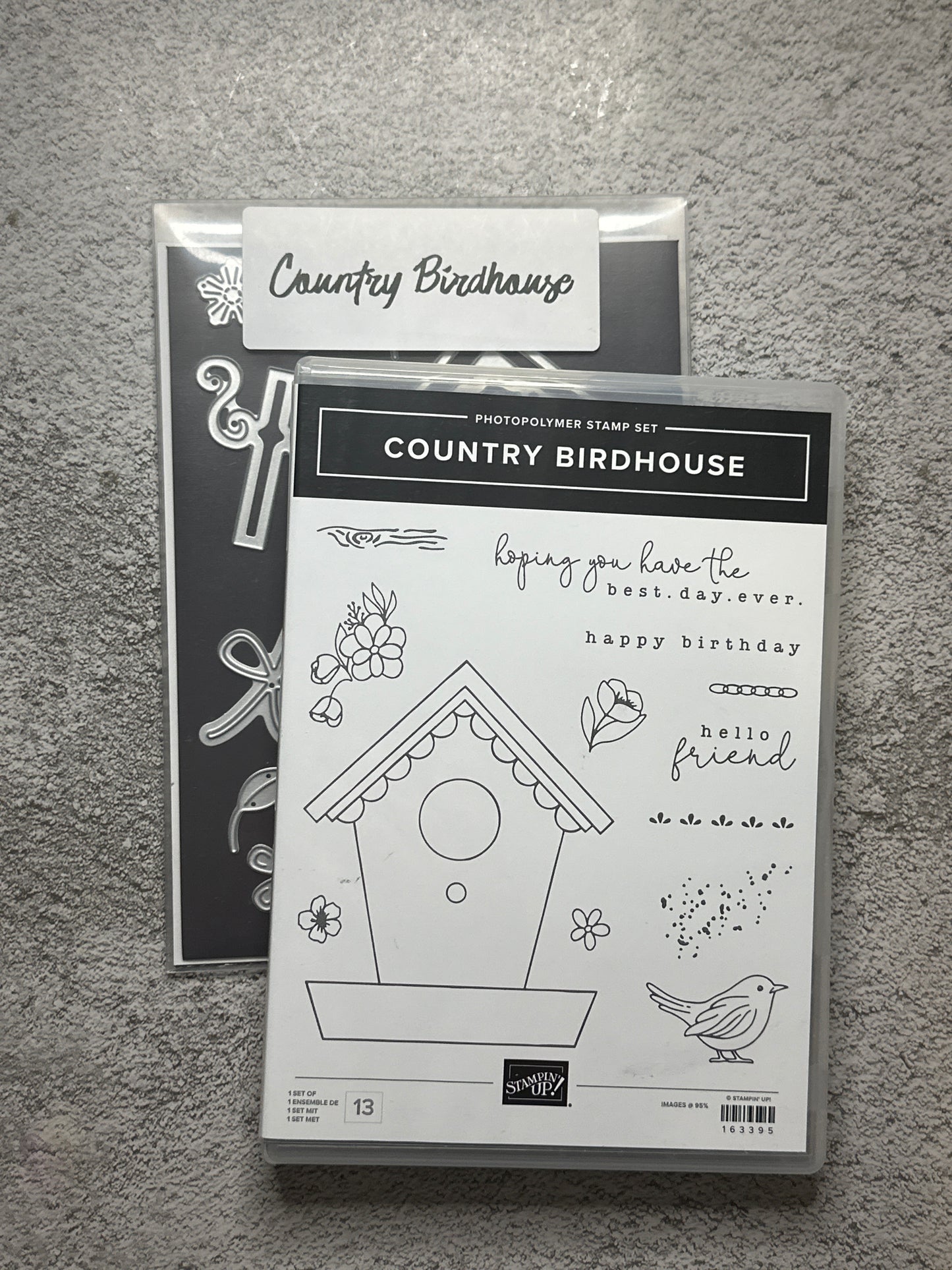 Country Birdhouse Bundle | Retired Photopolymer Mount Stamp Set and Dies | Stampin' Up!