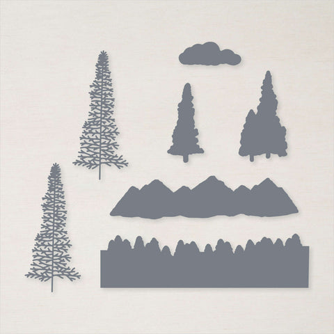 Majestic Mountains Dies | Retired Die Collection | Stampin' Up!