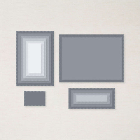 Stitched Rectangle Dies | Retired Die Collection | Stampin' Up!