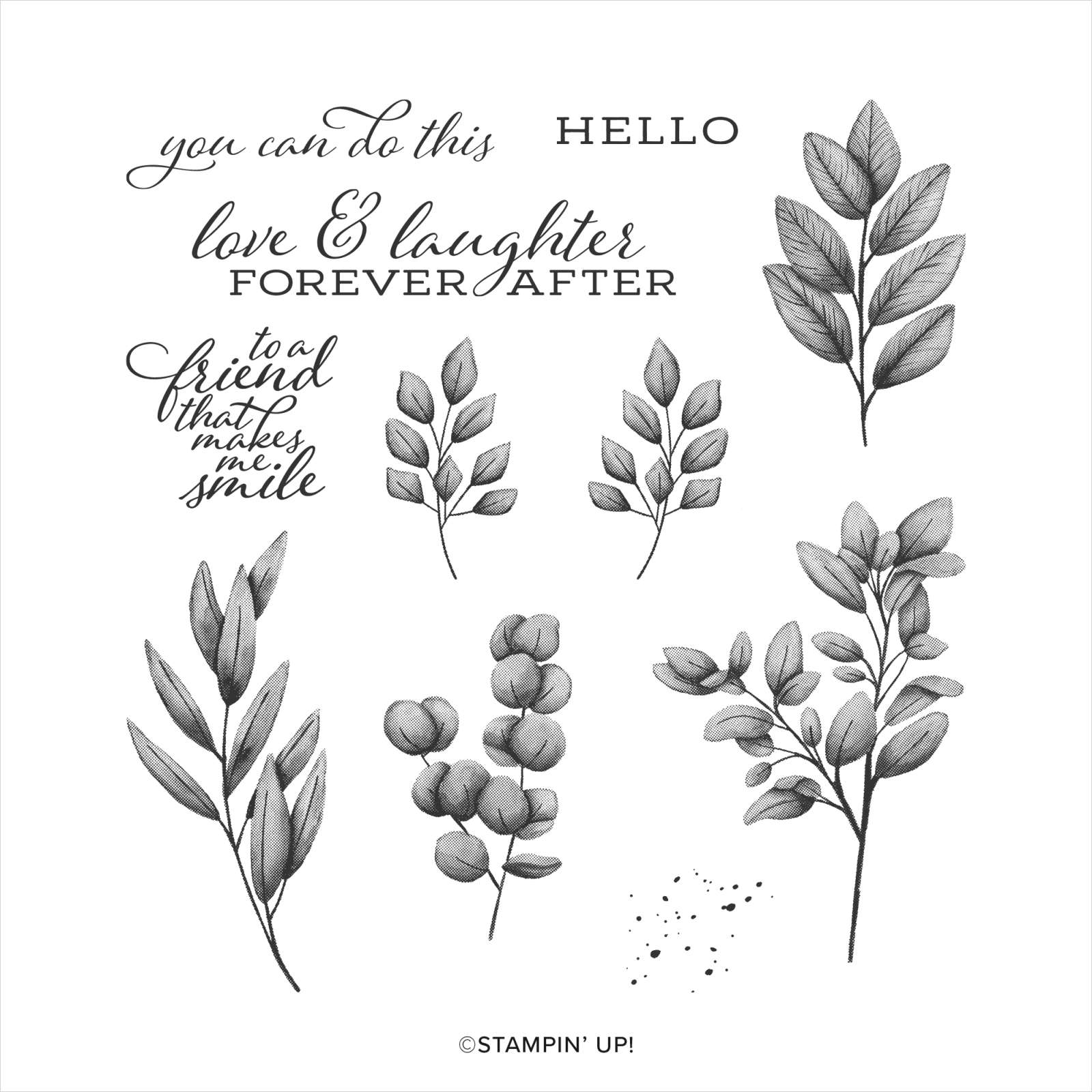 Forever Fern | Retired Cling Mount Stamp Set | Stampin' Up