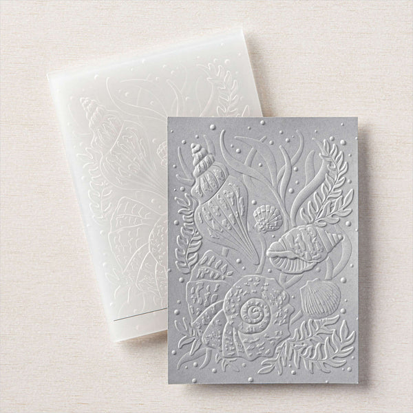 Seashells (3D) Embossing Folder | Retired Embossing Folder | Stampin' Up!