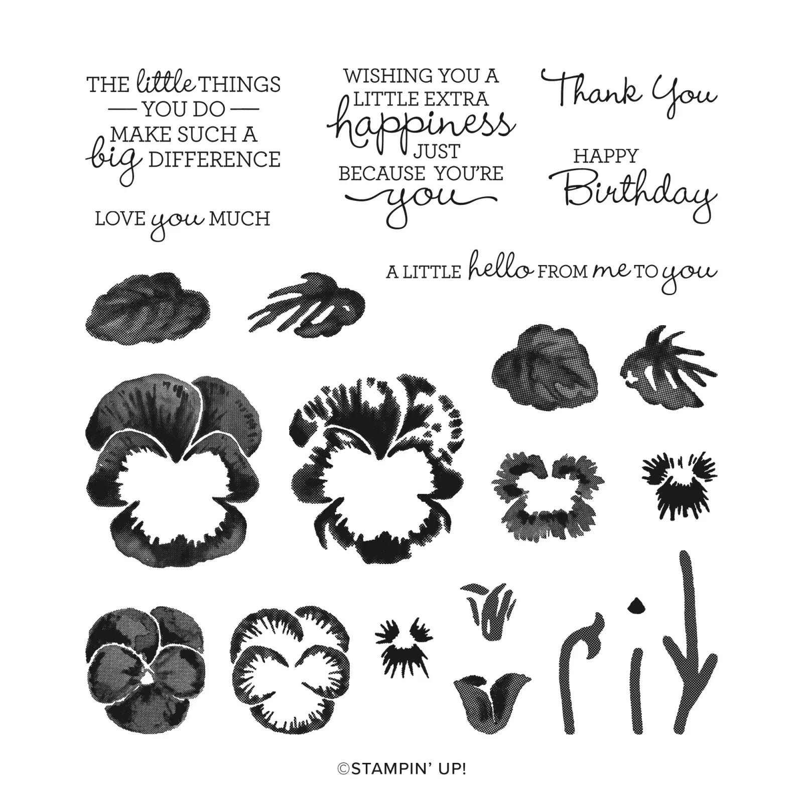 Pansy Patch | Retired Photopolymer Stamp Set | Stampin' Up!