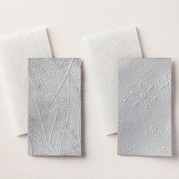 Wintry (3D) Embossing Folder (Set 2) | Retired Embossing Folder | Stampin' Up!