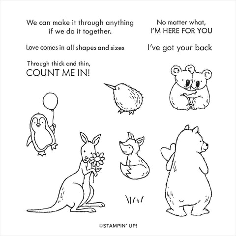 Count on Me | Retired Cling Mount Stamp Set | Stampin' Up!