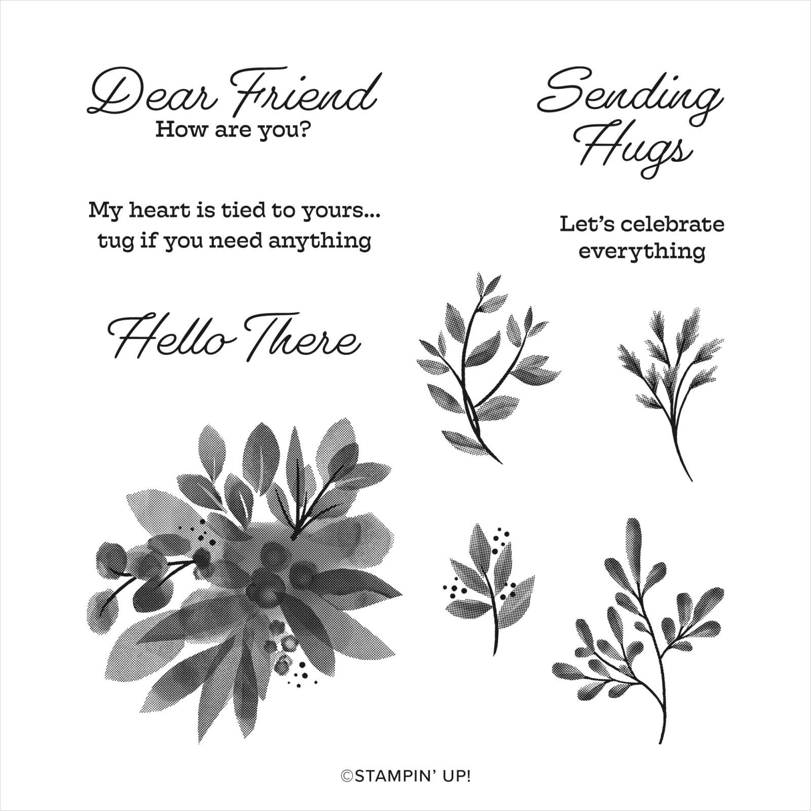 Eden's Garden | Retired Cling Mount Stamp Set | Stampin' Up!