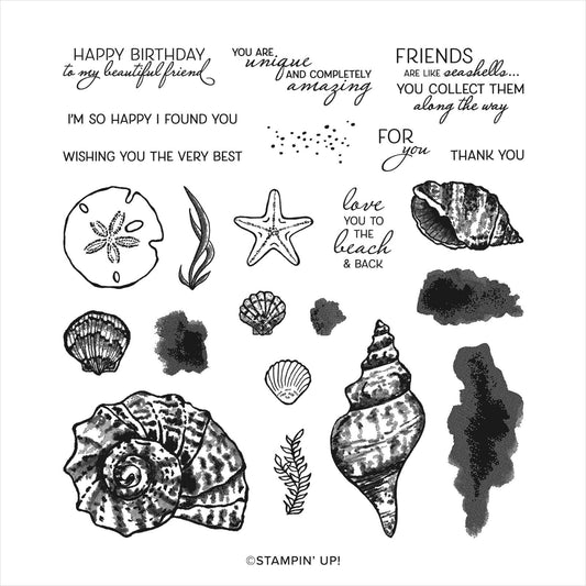 Friends are Like Seashells | Retired Photopolymer Stamp Set | Stampin' Up!