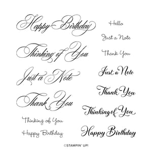 Go to Greetings | BRAND NEW, NEVER USED! | Retired Cling Mount Stamp Set | Stampin' Up!