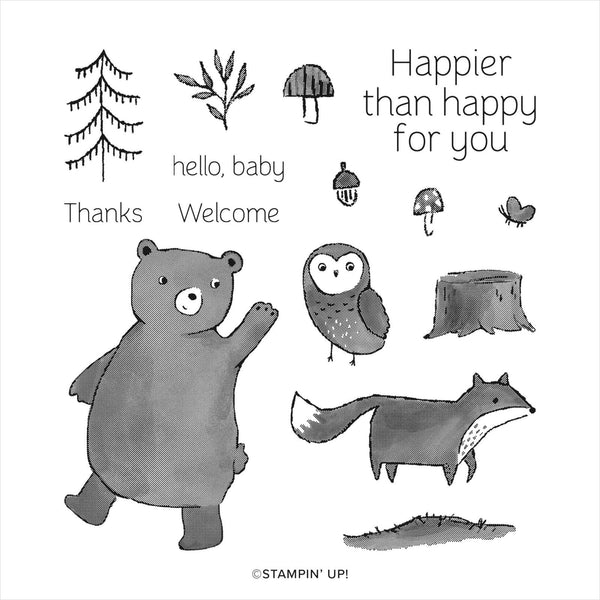 Happier than Happier | Retired Cling Mount Stamp Set | Stampin' Up!