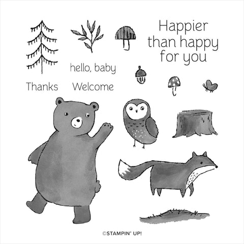 Happier than Happier | Retired Cling Mount Stamp Set | Stampin' Up!