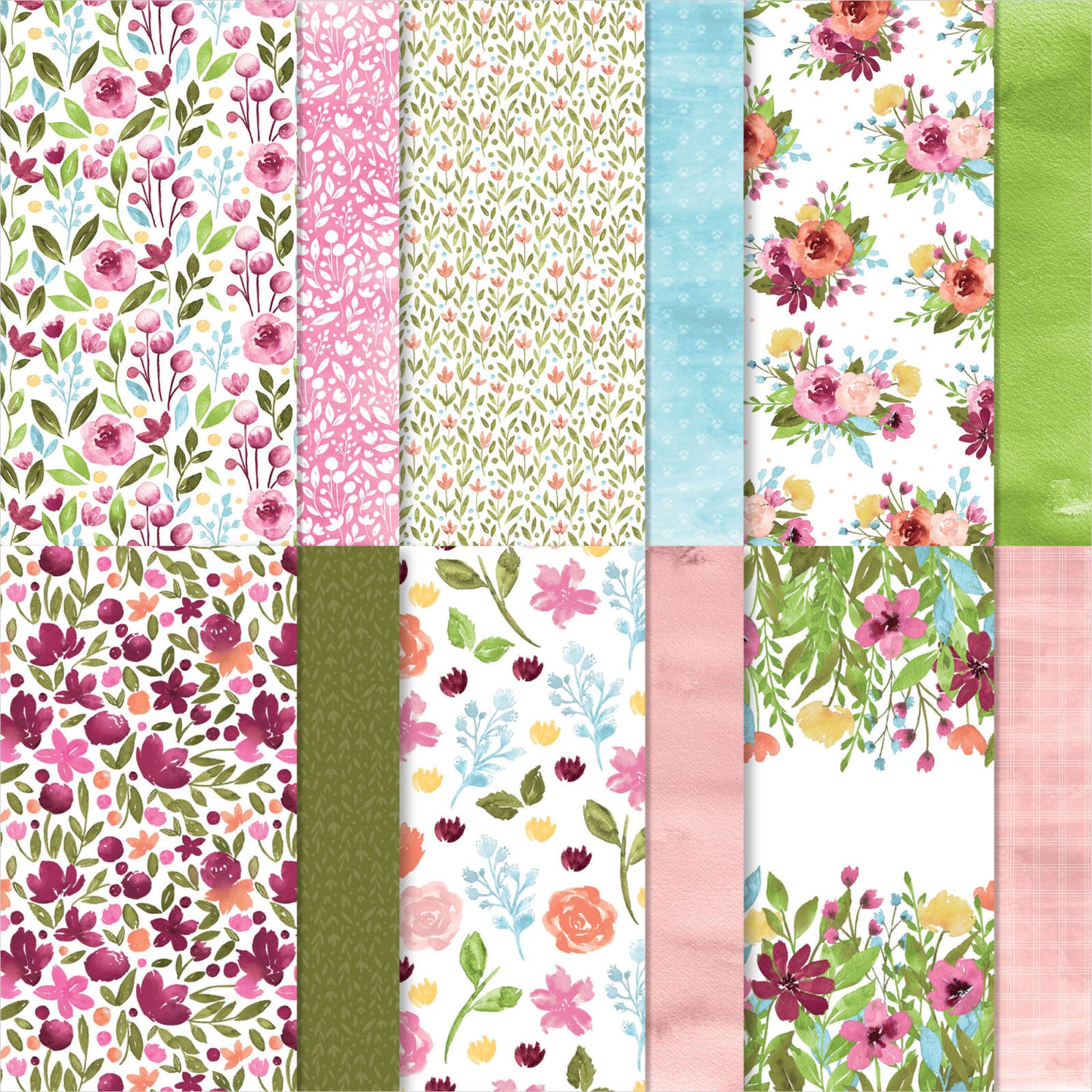 Awash in Beauty DSP | 6 Sheets SHARE | Retired Paper | Stampin' Up!