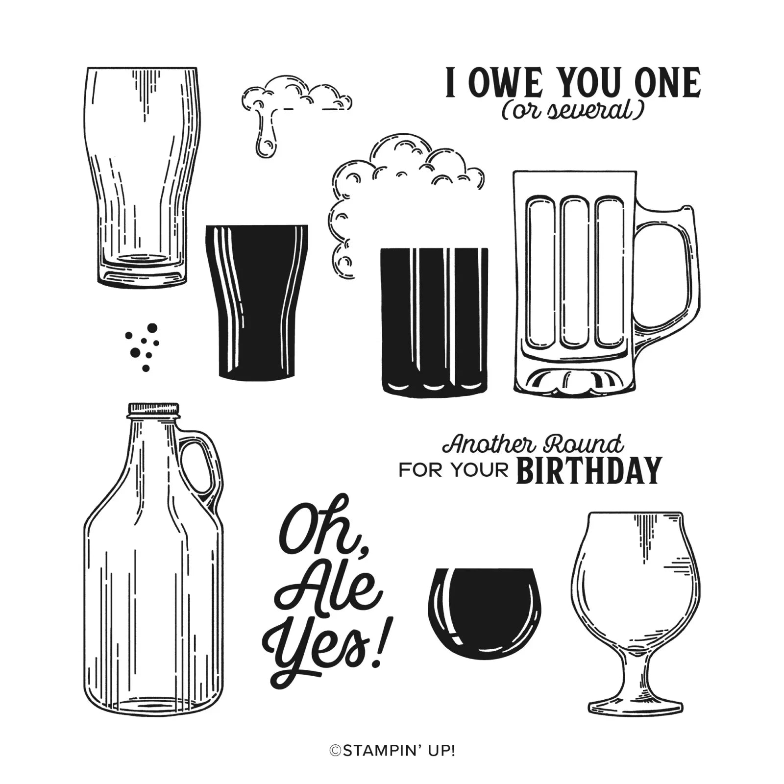 Brewed for You | Retired Photopolymer Stamp Set | Stampin' Up!