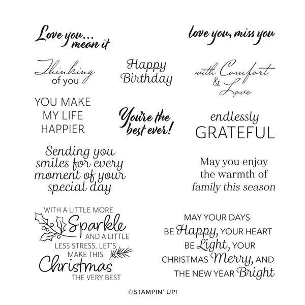 Very Best Occasions | BRAND NEW, NEVER USED! | Retired Cling Mount Stamp Set | Stampin' Up!