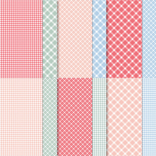 Country Gingham DSP | 48 Sheets - Full Pack | Brand New, Unopened | Stampin' Up!